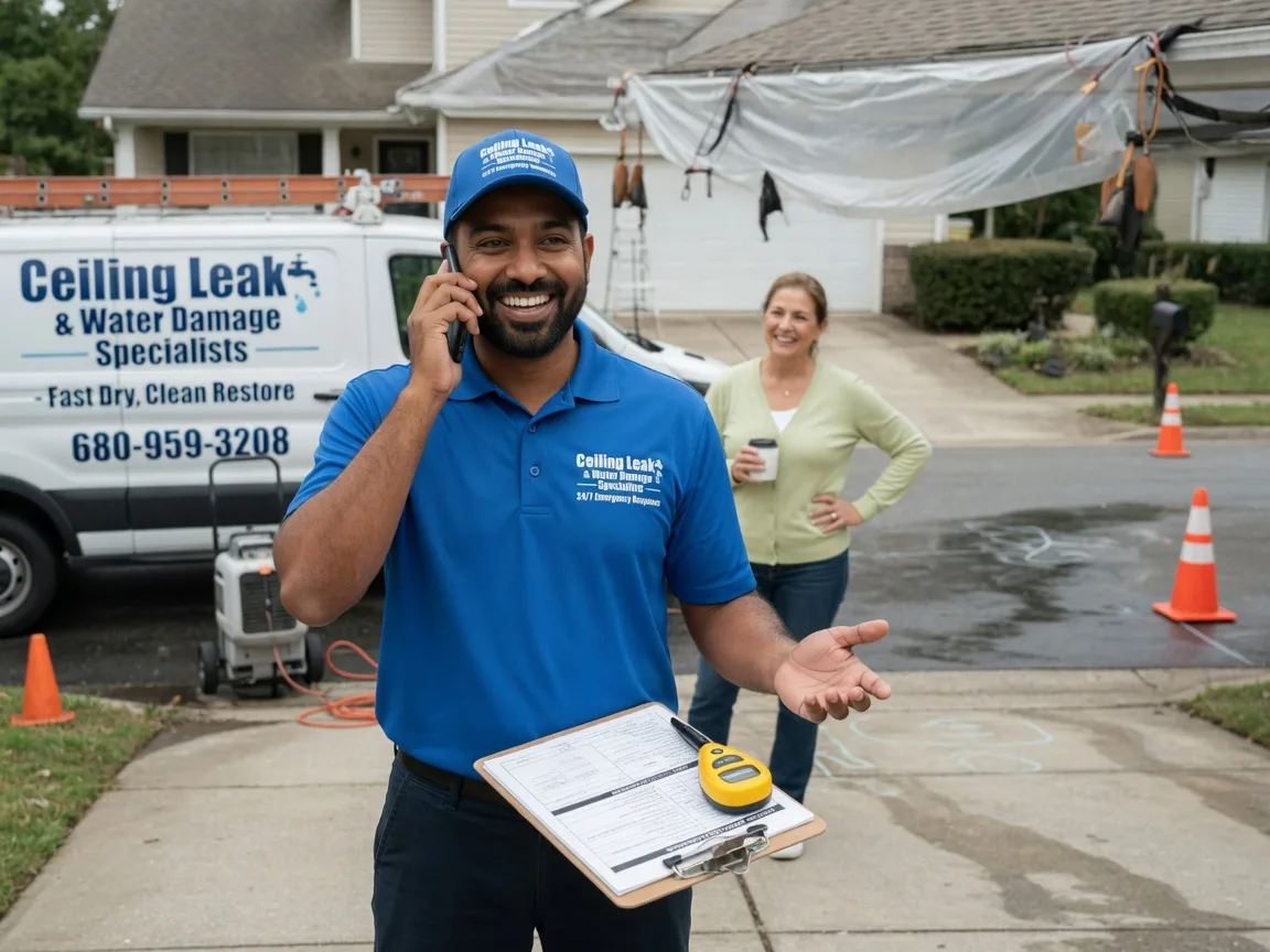 Ceiling Leak Cleanup Carrboro, NC FAQs